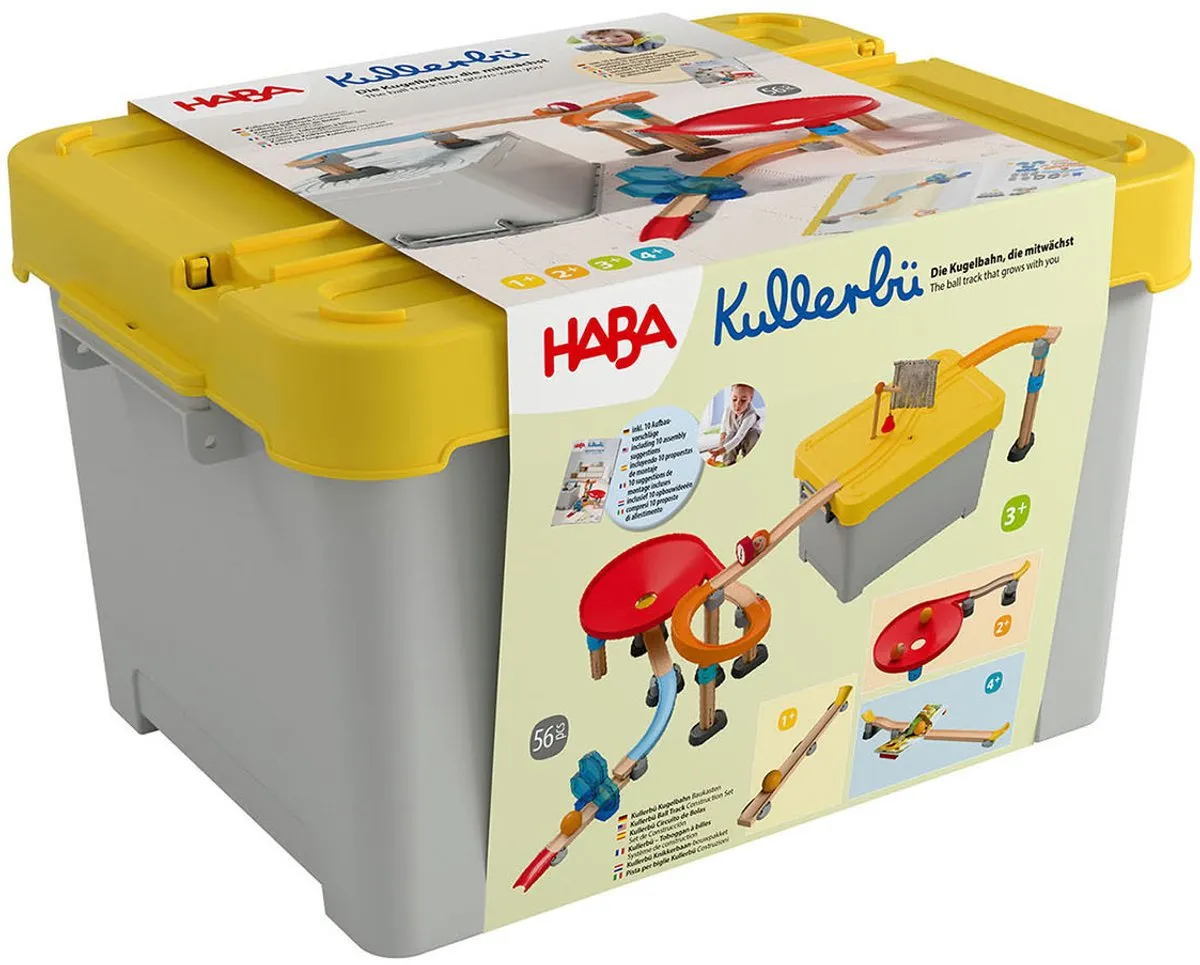 Haba Kullerbü Knikkerbaan Bouwpakket - 56 Onderdelen - Multicolor - afbeelding 6 van 6