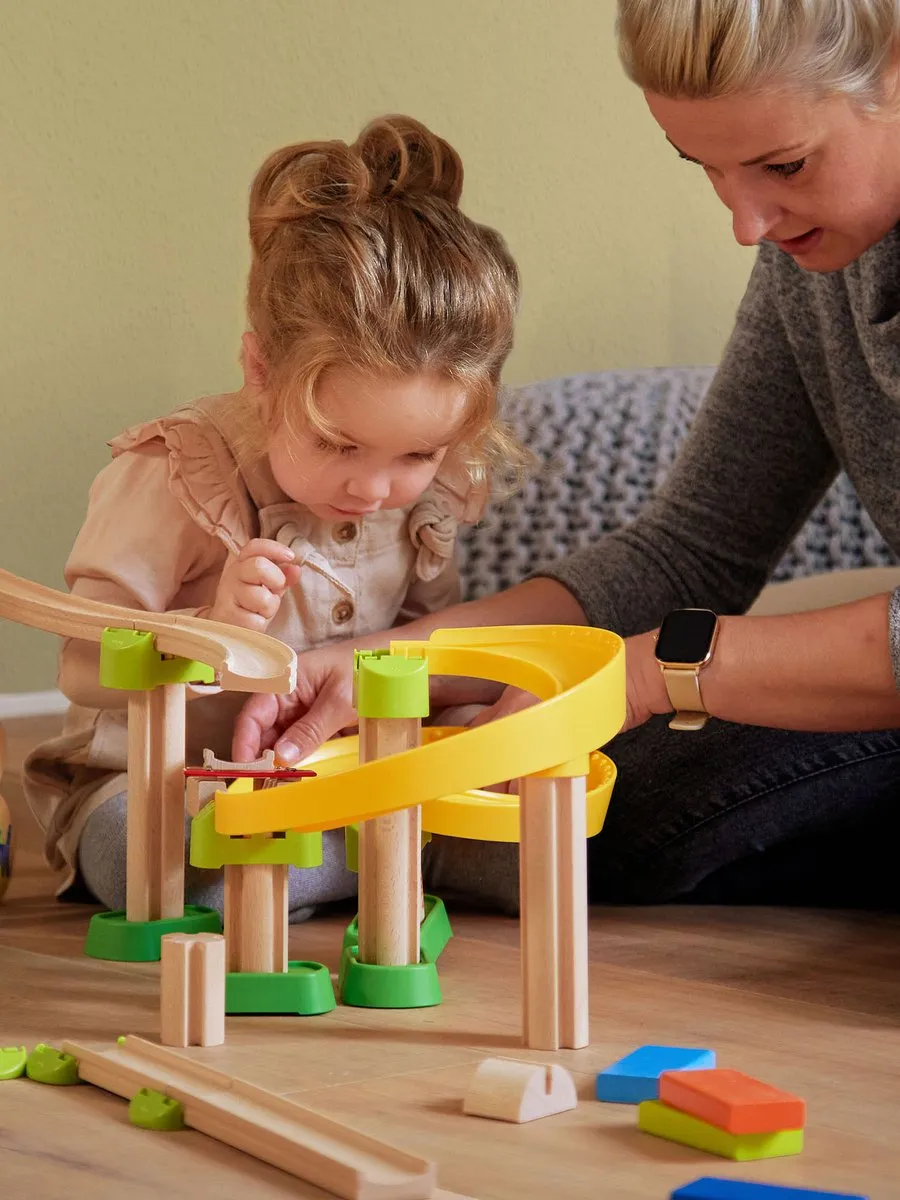 Haba Kullerbü Knikkerbaan Bouwpakket - 56 Onderdelen - Multicolor