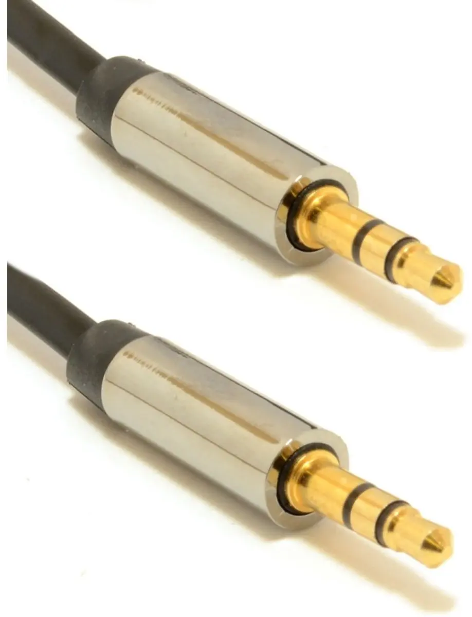 Cablexpert 3.5mm Stereo Audiokabel CCAP-444-0.75M - 0.75m - Zwart