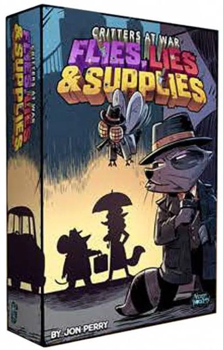 Asmodee Critters at War Flies Lies & Supplies AWGAW11CWX1 - 2-4 Spelers
