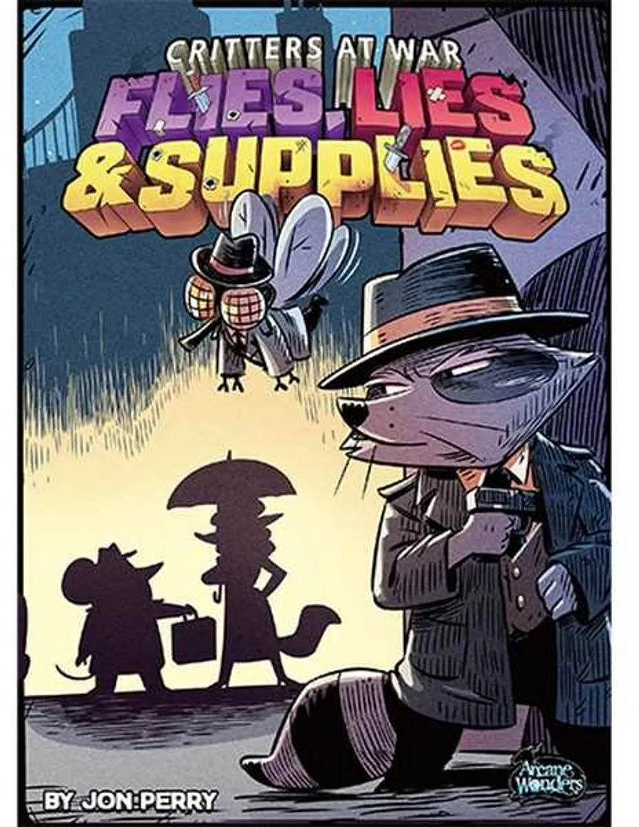 Asmodee Critters at War Flies Lies & Supplies AWGAW11CWX1