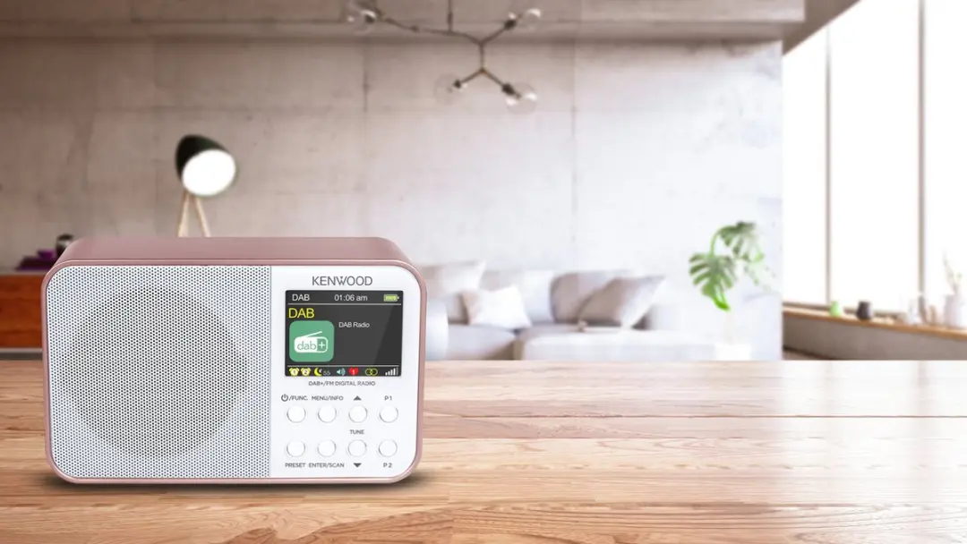 Kenwood CR-M30DAB DAB+ Radio - Roze