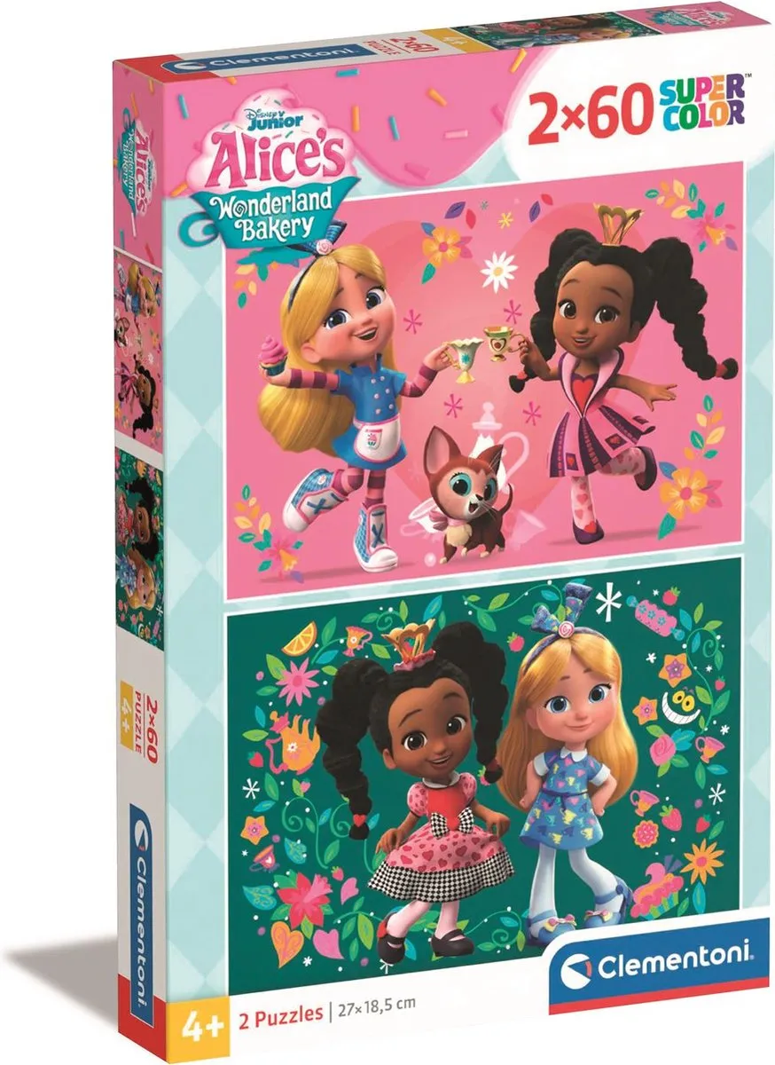 Clementoni Disney Alice in Wonderland Bakery Puzzel 120 Stuks