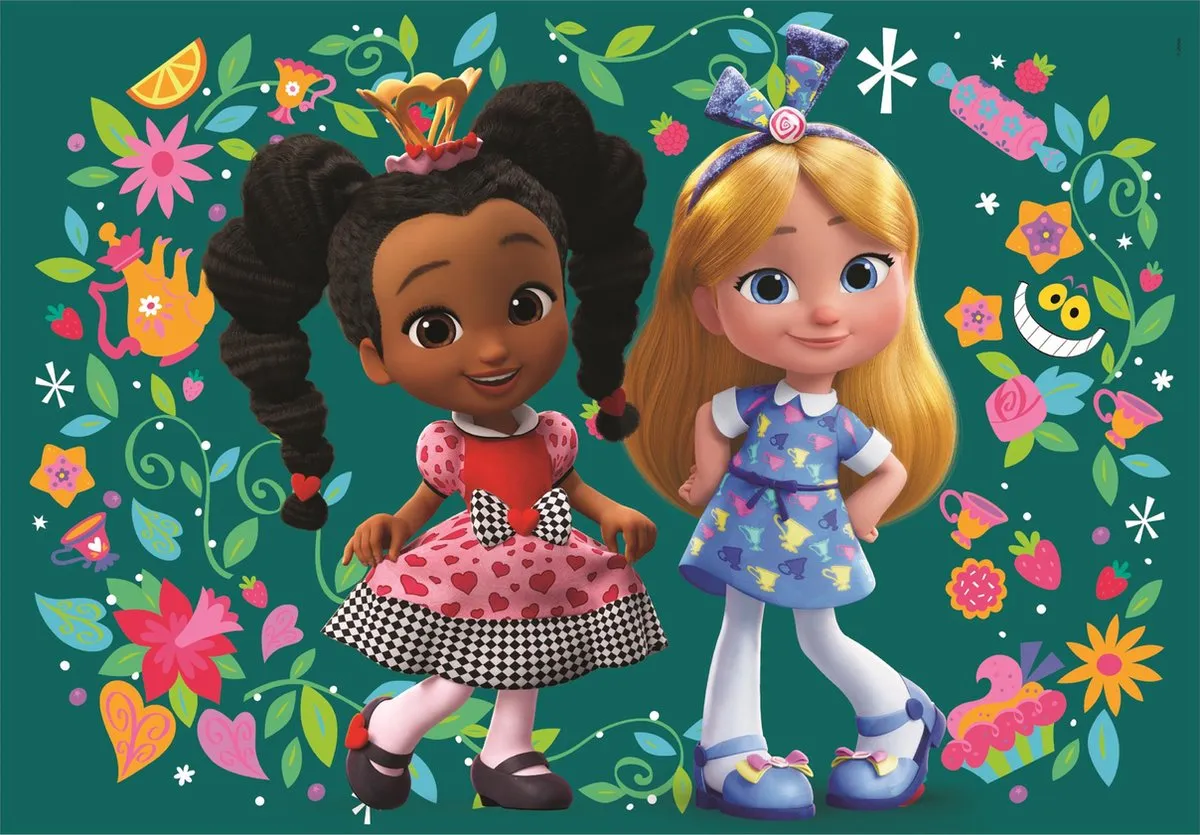 Clementoni Disney Alice in Wonderland Bakery Puzzel 120 Stuks - 2x60 - afbeelding 5 van 6