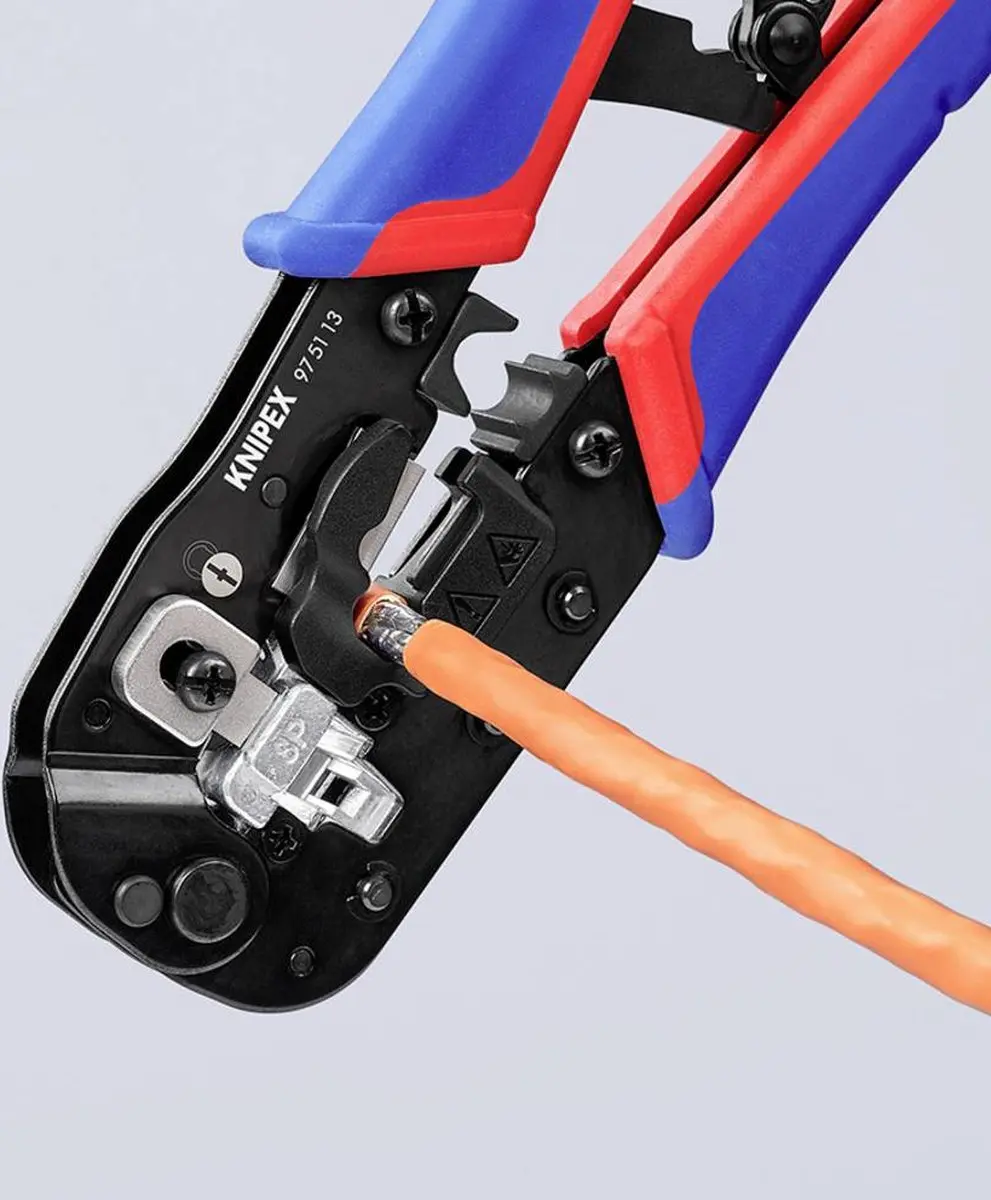 Knipex Crimpzange RJ45-Westernstecker 97 51 13 - afbeelding 6 van 6