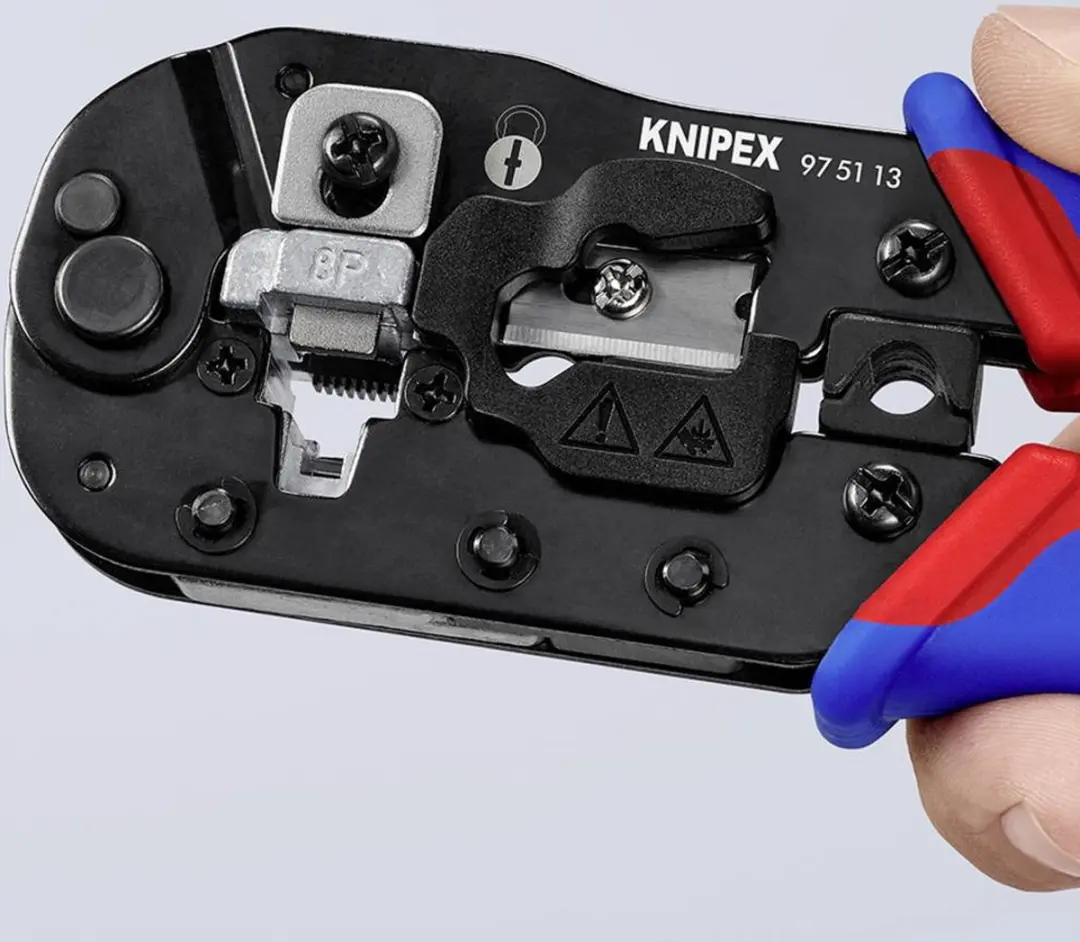 Knipex Crimpzange RJ45-Westernstecker 97 51 13