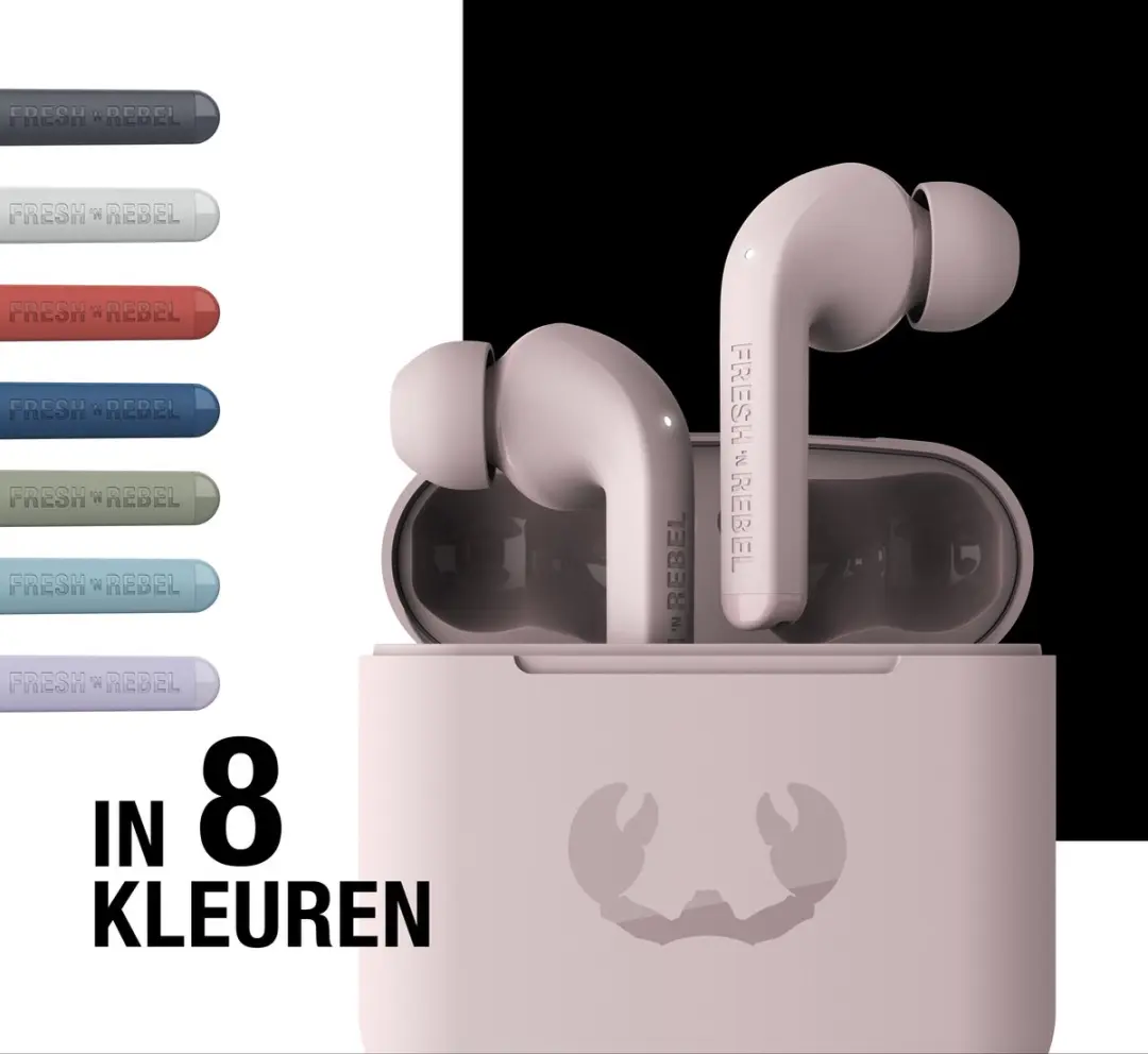 Fresh 'n Rebel Twins Fuse Oordopjes - 30 uur - Smokey Pink - afbeelding 6 van 6