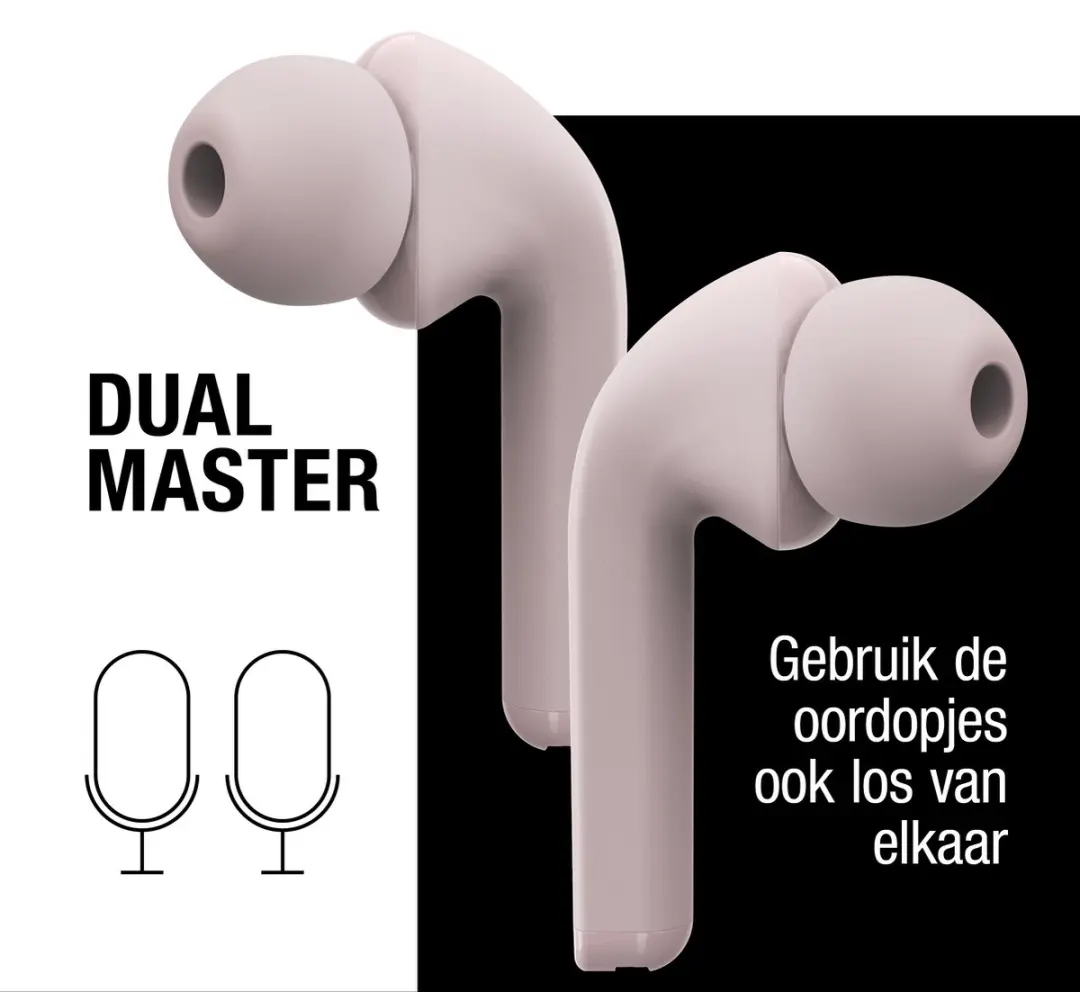 Fresh 'n Rebel Twins Fuse Oordopjes - 30 uur - Smokey Pink