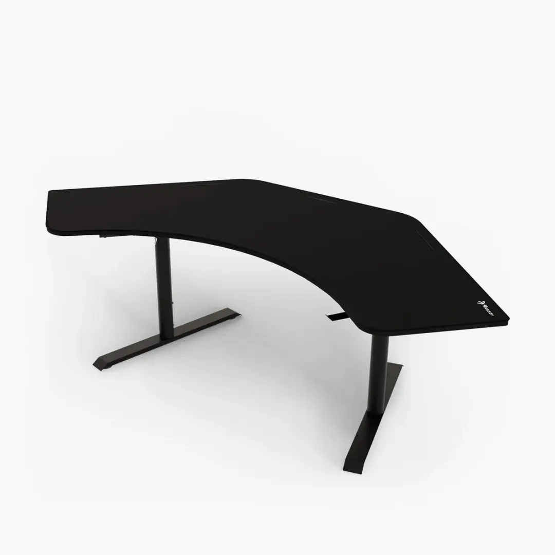 Arozzi Arena Angelo Gaming Hoekbureau - Bureaubrede Muismat 225cm - Zwart