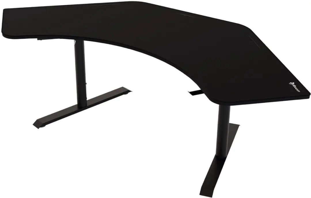 Arozzi Arena Angelo Gaming Hoekbureau - Bureaubrede Muismat 225cm - Zwart