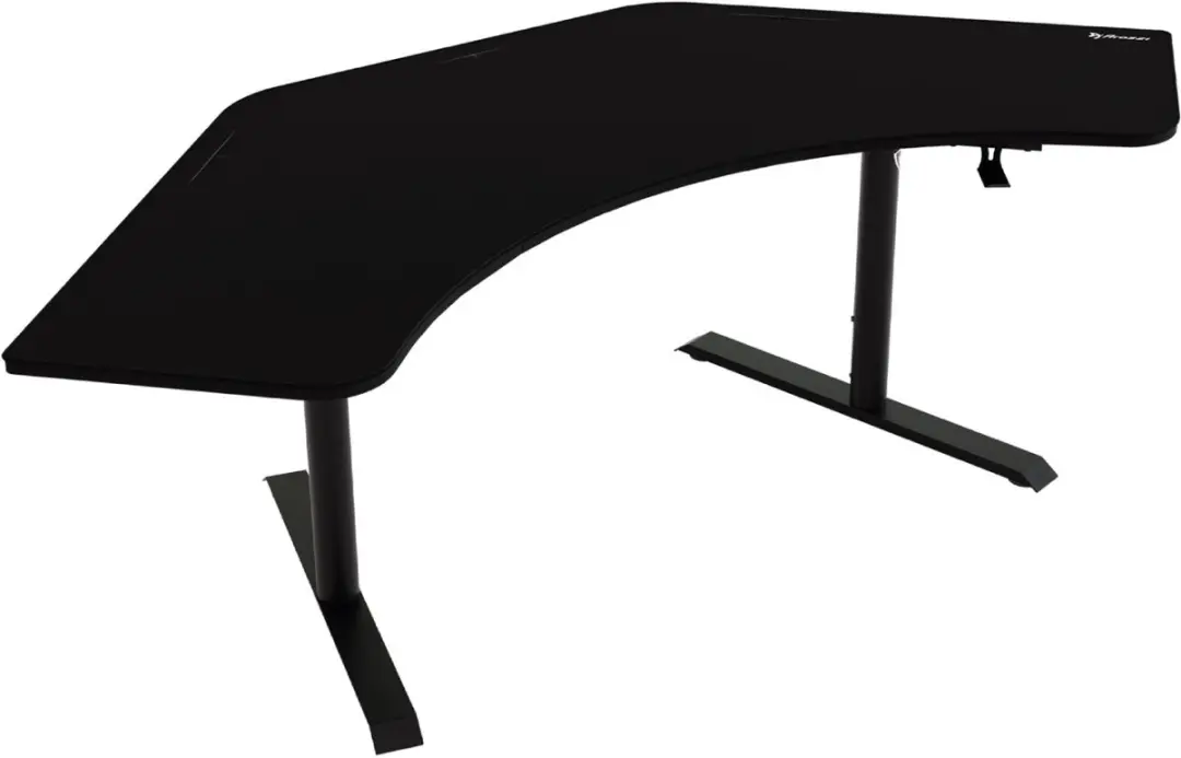 Arozzi Arena Angelo Gaming Hoekbureau - Bureaubrede Muismat 225cm - Zwart