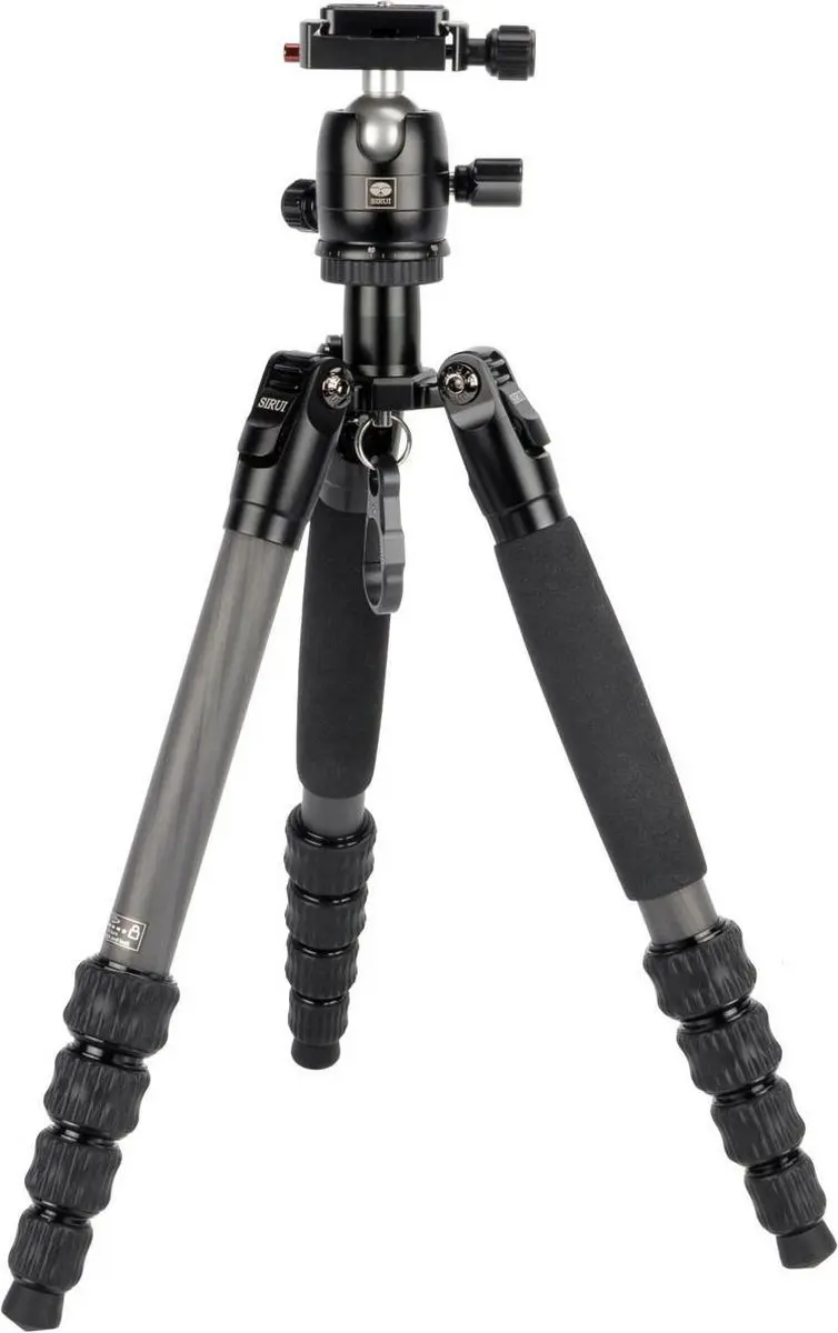 Sirui Traveller 5CX Carbon Statief B-00K Balhoofd