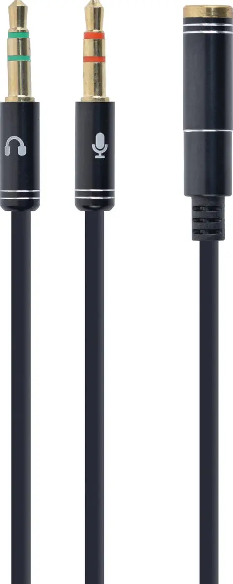 Cablexpert Adapt 3.5mm Vrouwelijk naar 2x Mannelijk
