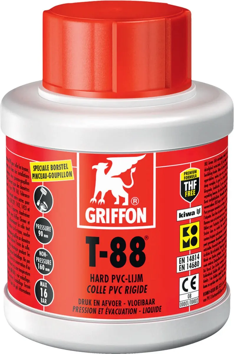 Griffon T-88 PVC-Lijm 250ml