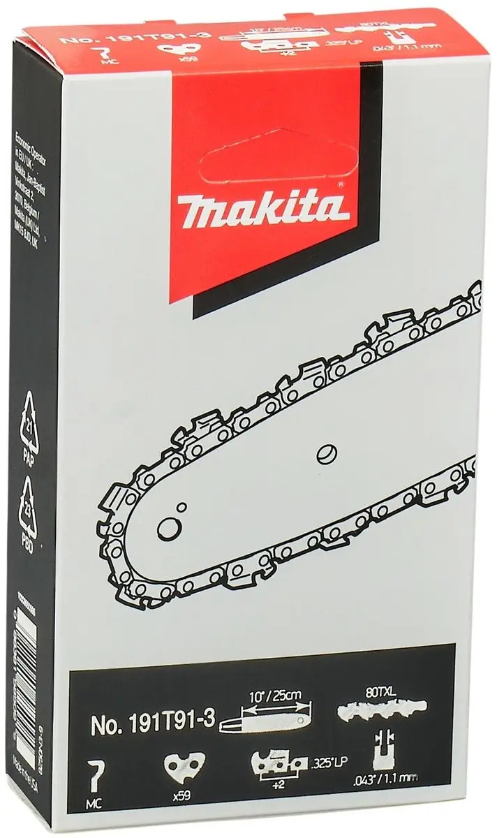 Makita 191T91-3 Zaagketting TXL80 35cm