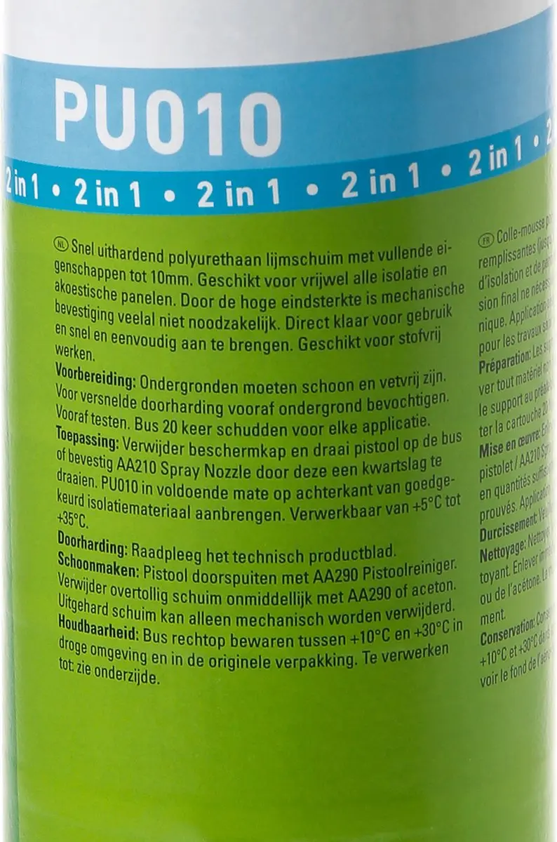 Illbruck PU010 Isolatielijm 750ml - Universeel