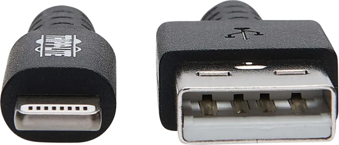 Tripp Lite M100-010-HD USB Sync/Charge Kabel - 3m - Lightning - Zwart/Wit