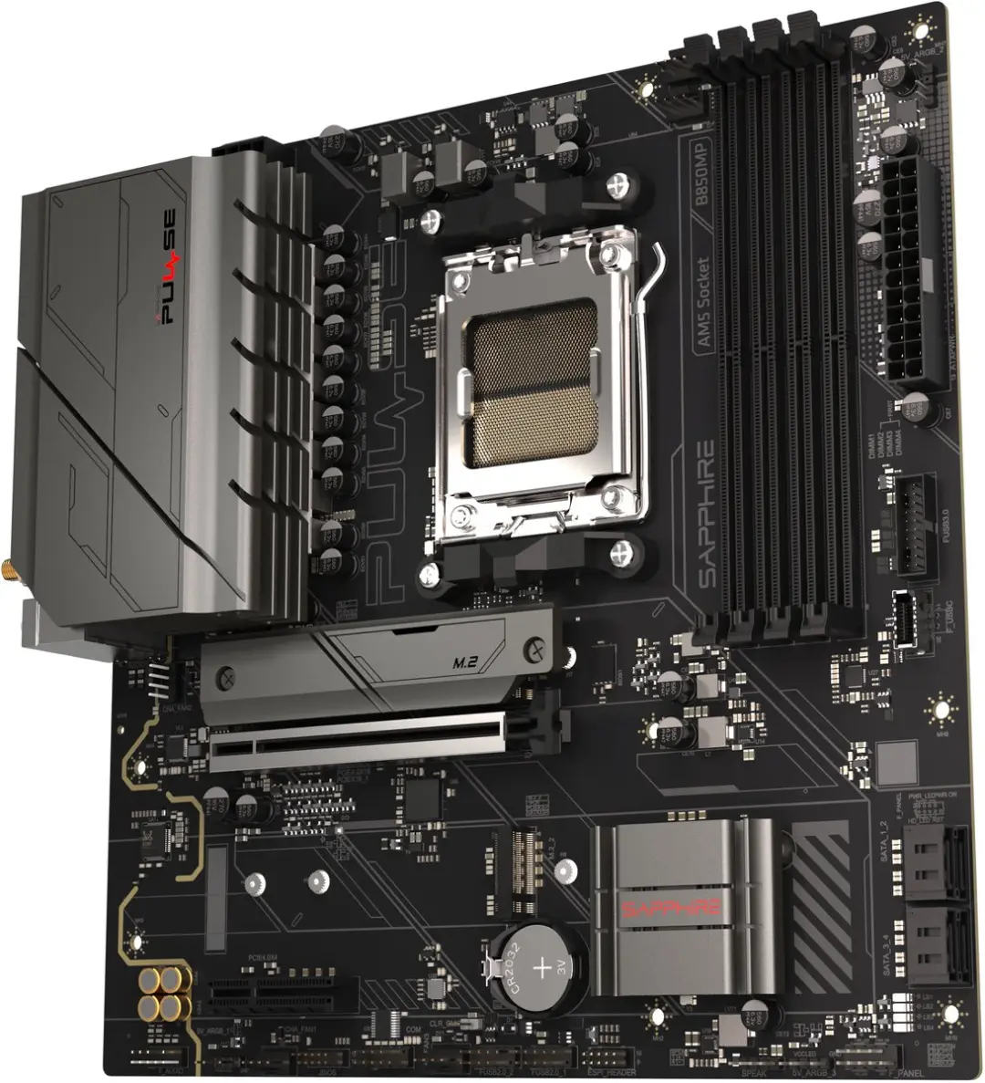 Sapphire PULSE B850M Moederbord - Micro ATX - AMD B850 - WiFi