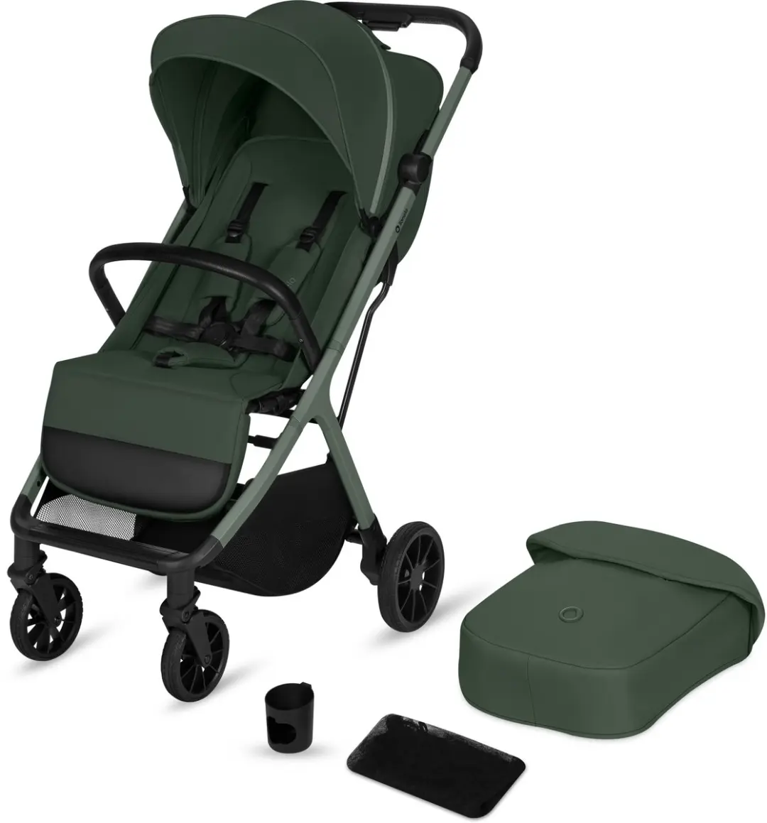 Lionelo Cloe Plus Kinderwagen - Groen - Automatisch inklapbaar