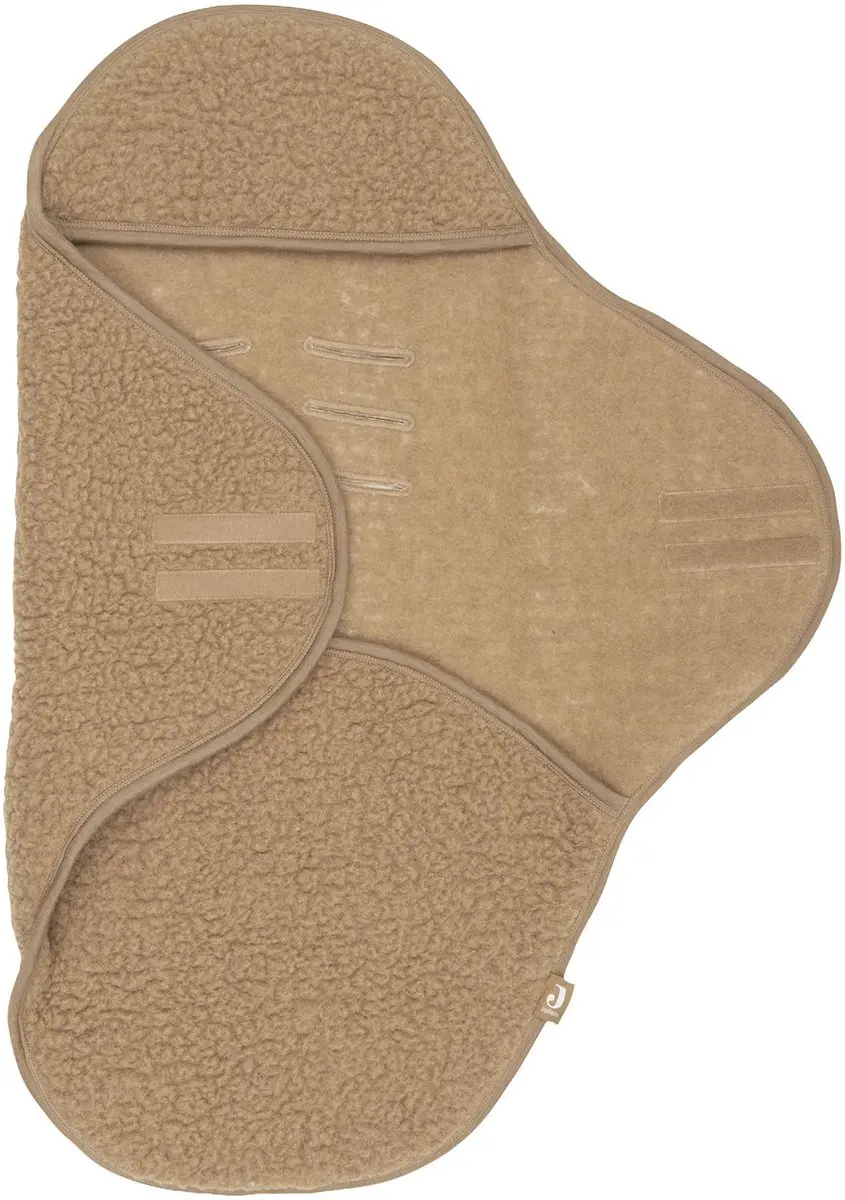 Jollein Sherpa Wikkeldeken Merino Wol - Dark Hazel