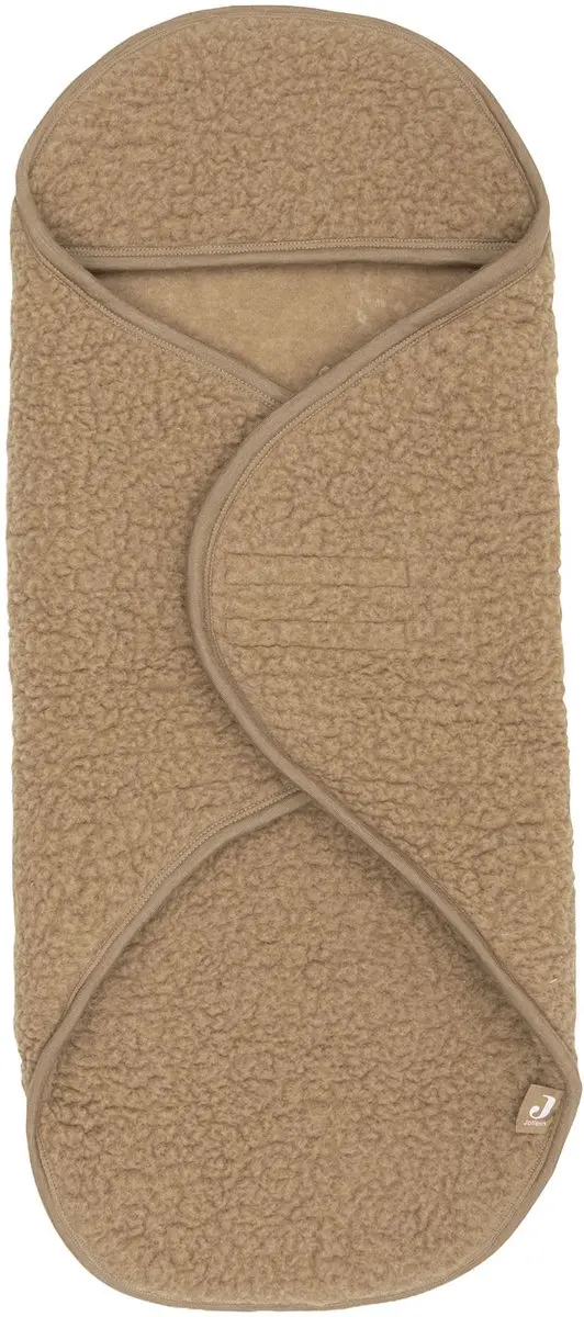 Jollein Sherpa Wikkeldeken Merino Wol - Dark Hazel