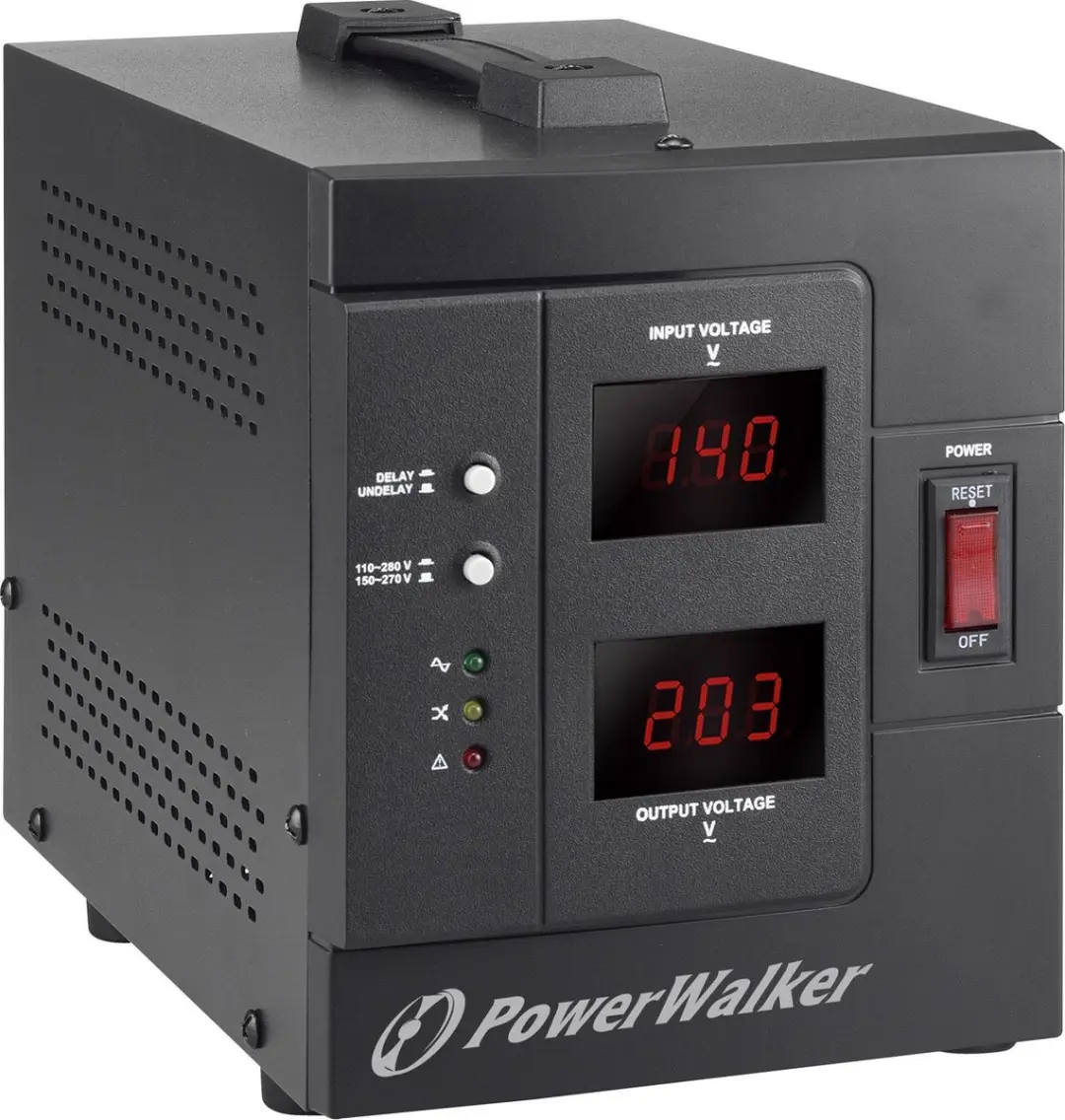 PowerWalker AVR 2000/SIV Spanningregelaar 1600W - Zwart