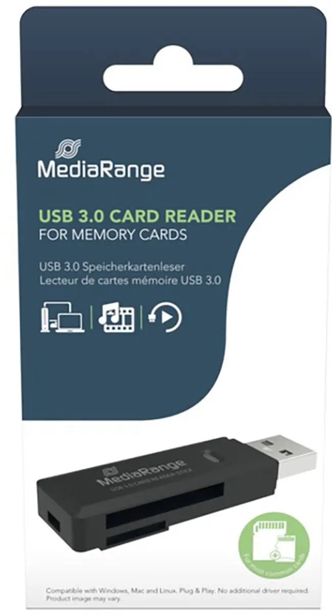 MediaRange SD Card Reader USB3.0 - 128GB