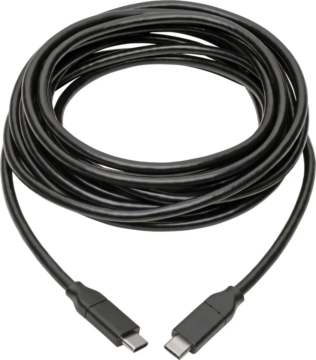 Tripp Lite U040-C13-C-5A USB-C Kabel 2.0 - 13ft - 5A - Zwart