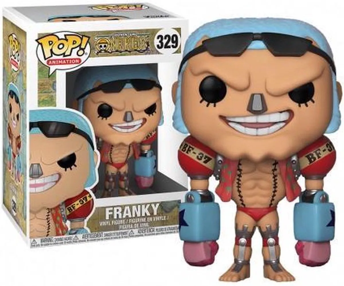 Funko POP! One Piece Franky Vinyl Figure - 9cm - Veelkleurig