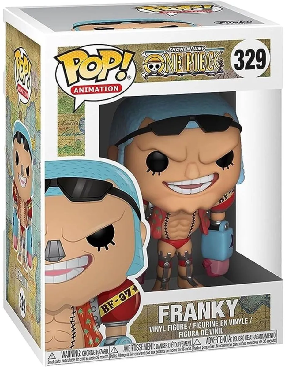 Funko POP! One Piece Franky Vinyl Figure - 9cm - Veelkleurig