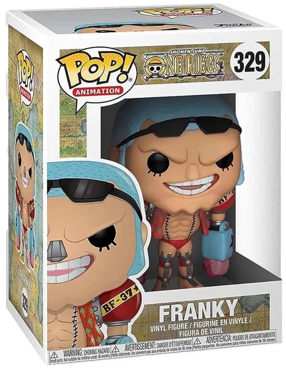 Funko POP! One Piece Franky Vinyl Figure - 9cm - Veelkleurig