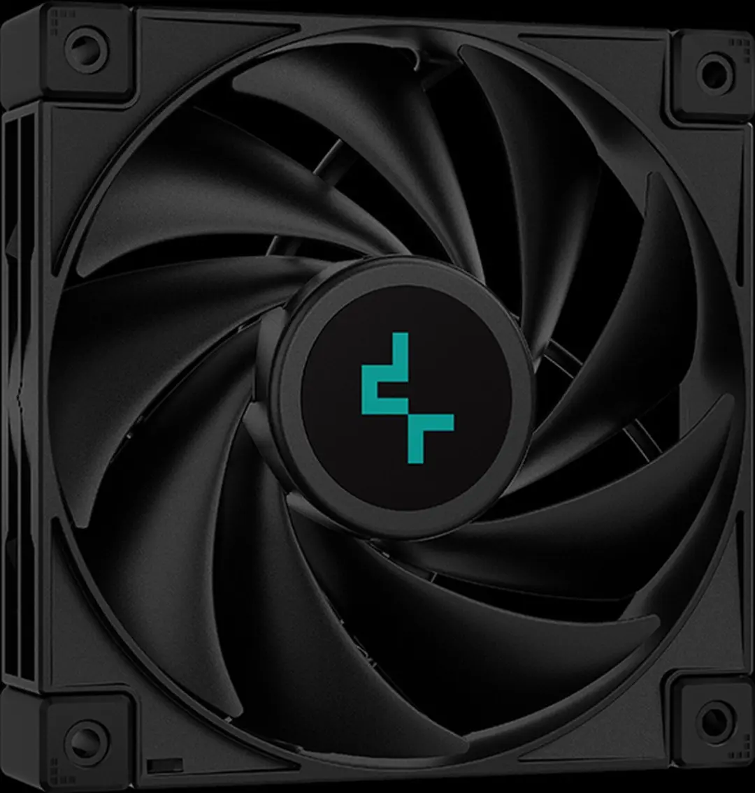 DeepCool AK400 Zero Dark Plus CPU Koeler - 2x 120mm Zwart