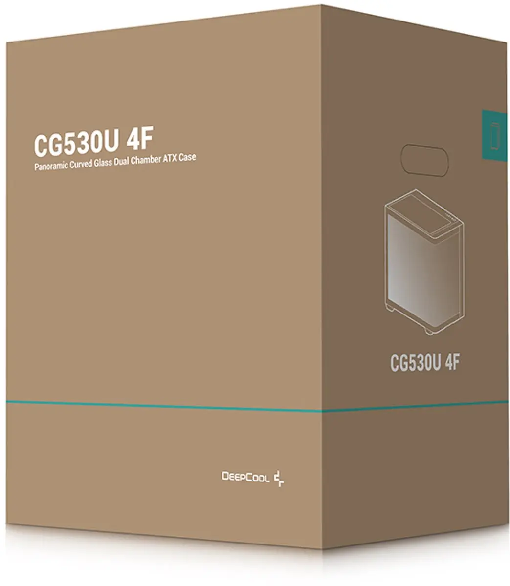DeepCool CG530U 4F Tower PC - Zwart