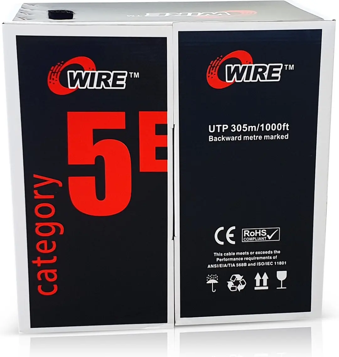 Cablexpert UTP Cat5E CCA Kabel 305m - Rood