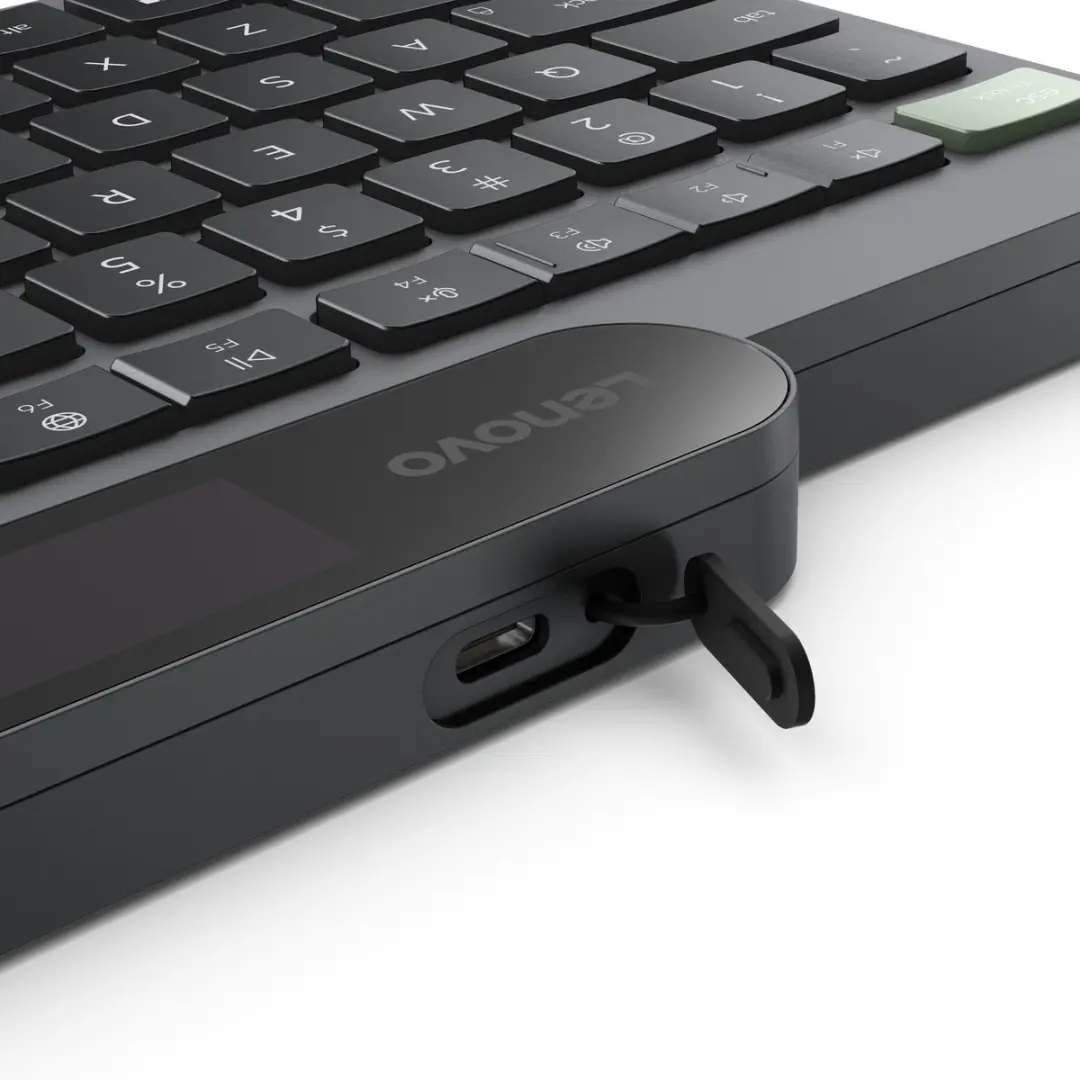 Lenovo 4Y41R69494 Toetsenbord Bluetooth Amerikaans - Zwart/Groen