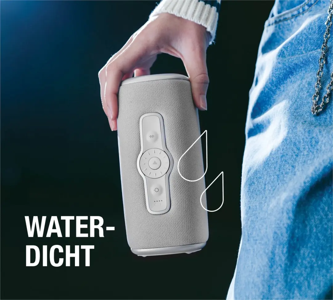 Fresh 'n Rebel Bold M2 Waterdichte Bluetooth Speaker 20W - Ice Grey