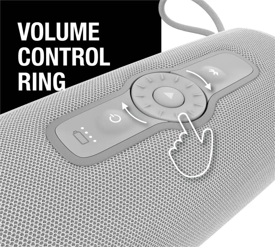 Fresh 'n Rebel Bold M2 Waterdichte Bluetooth Speaker 20W - Ice Grey - afbeelding 6 van 6