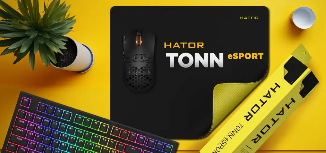 HATOR Tonn eSport Game-muismat HTP-032 - Zwart