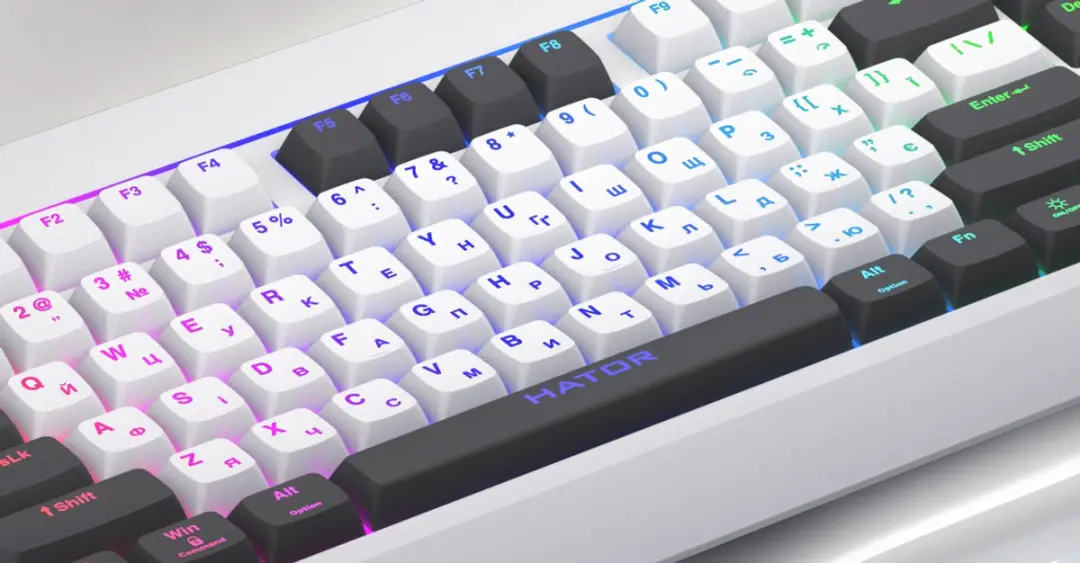 Hator Icefall HTK405US Gaming Toetsenbord - Wit