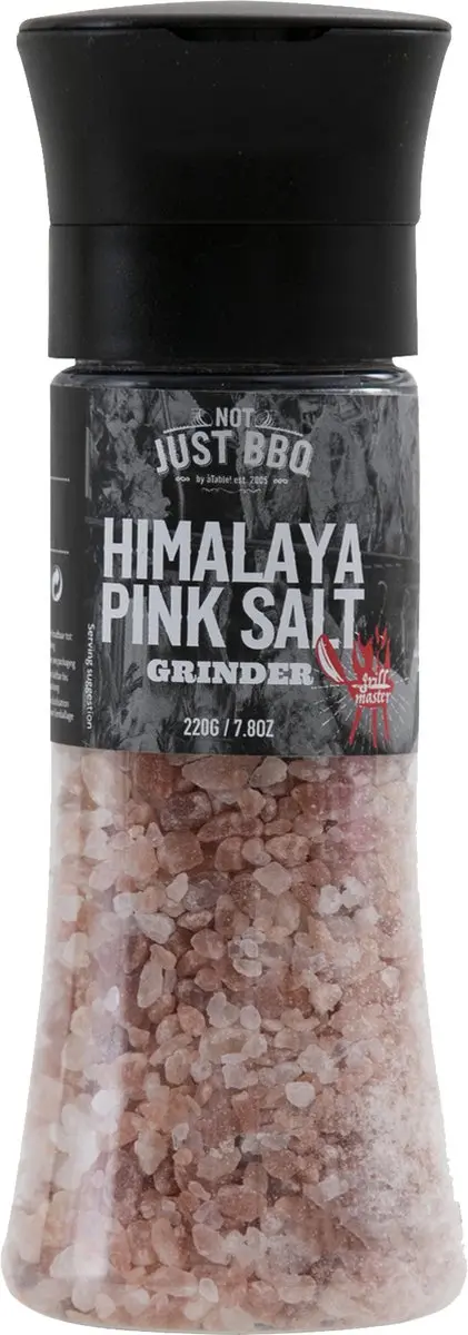 Food Kitchen Himalaya Pink Salt Grinder 220g