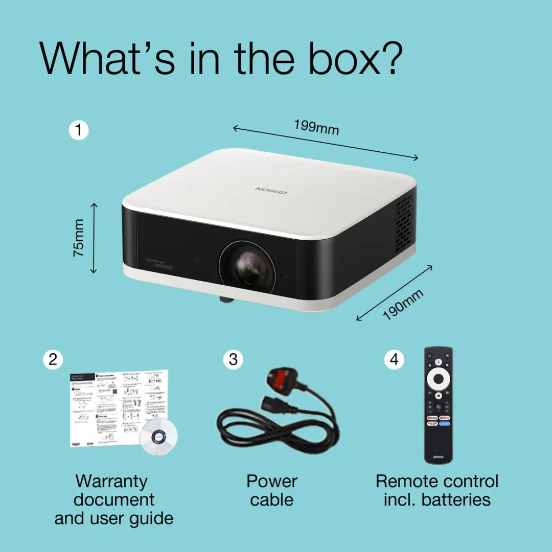 Epson Lifestudio Pop EF-61W Projector - Wit