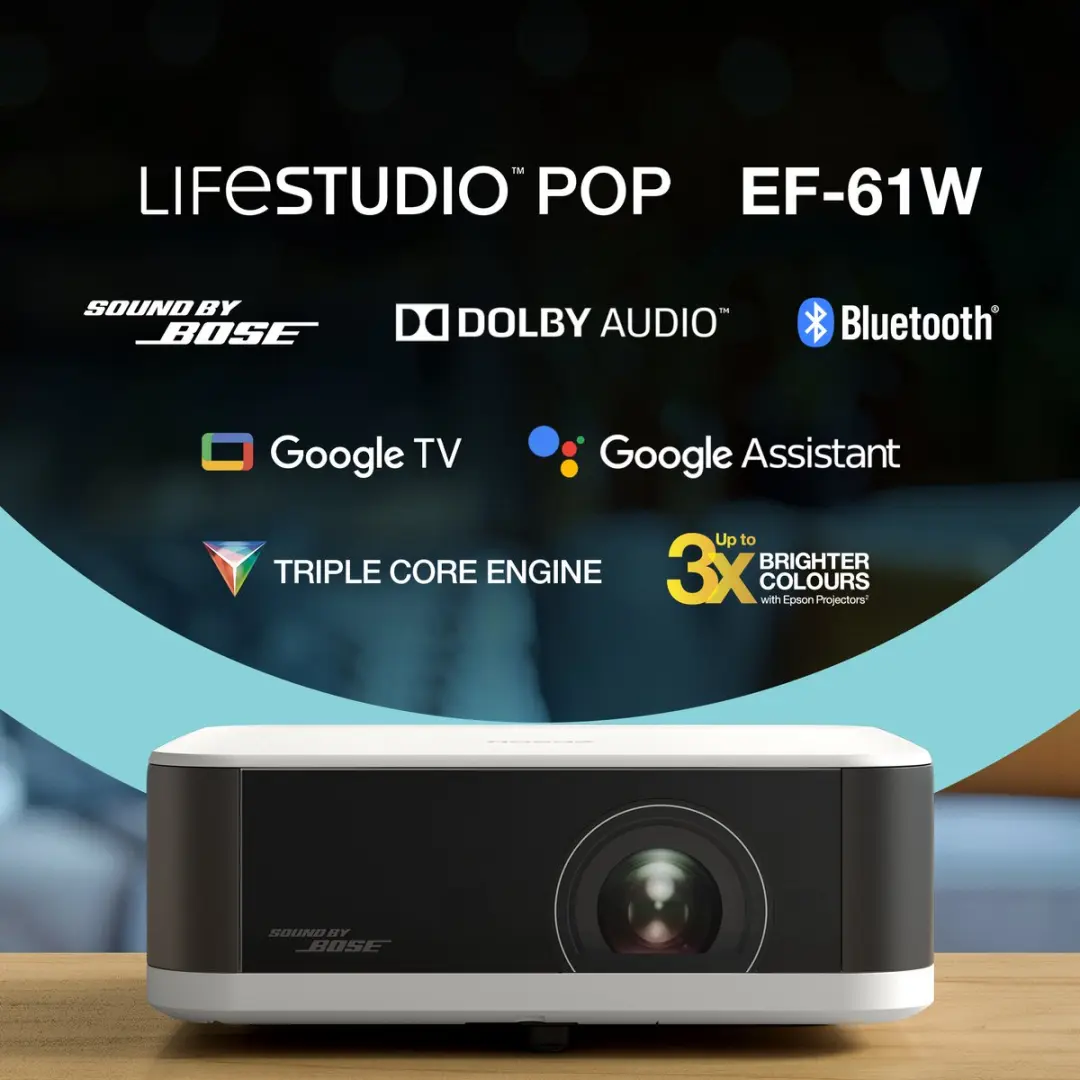 Epson Lifestudio Pop EF-61W Projector - Wit