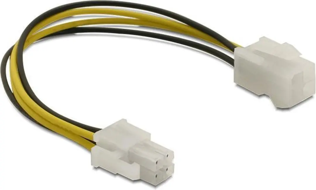 Cablexpert ATX12V P4 Voeding Verlengkabel 0,30m