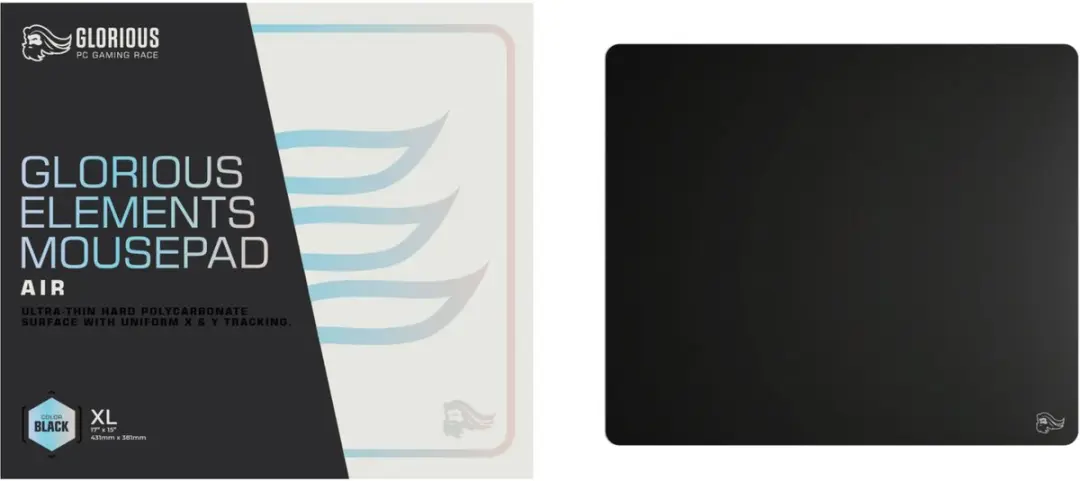 Glorious Gaming Elements AIR Game-muismat - Zwart