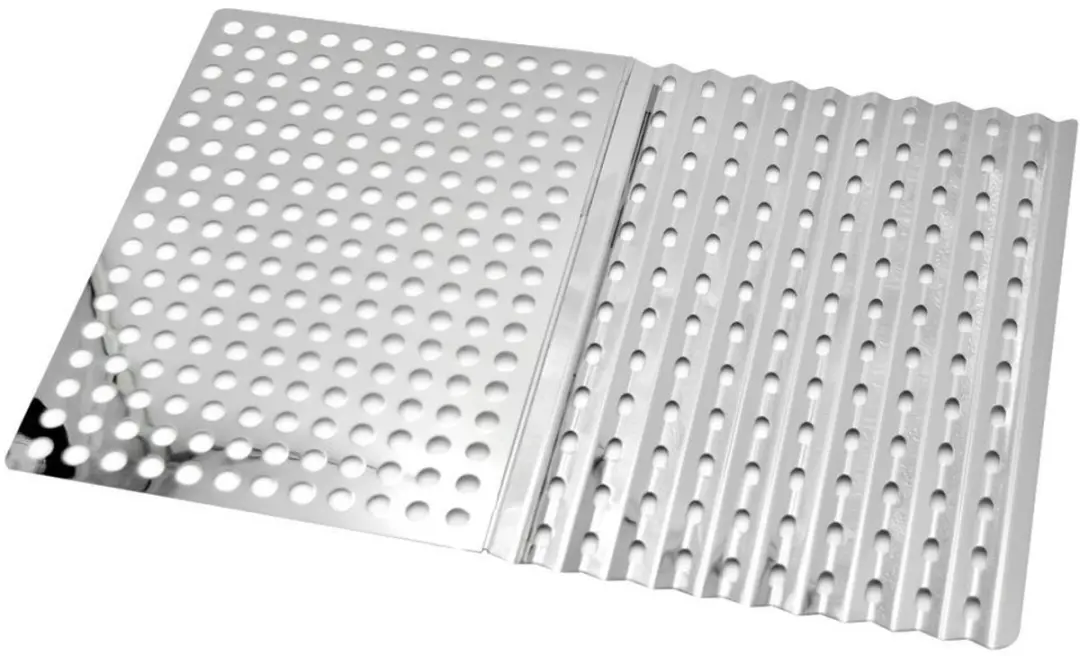 BBQ RVS Grillplaten - 2 Stuks
