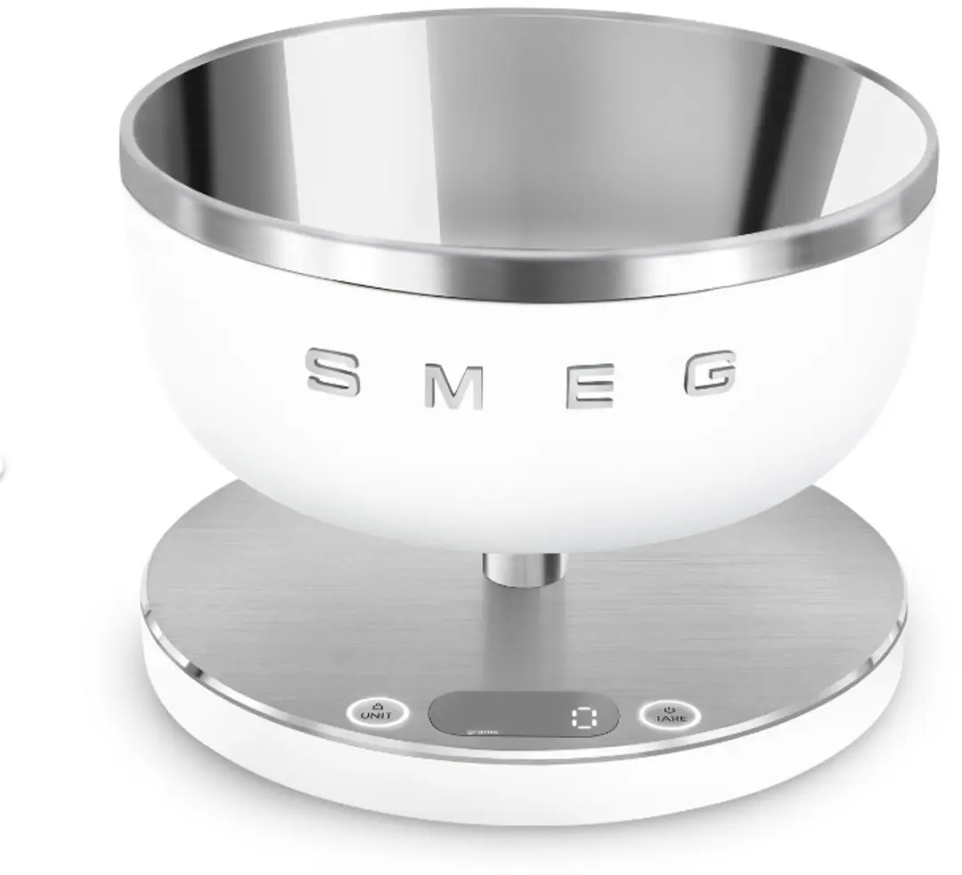 Smeg KSC01WHMWW Digitale Keukenweegschaal 5kg - Mat Wit