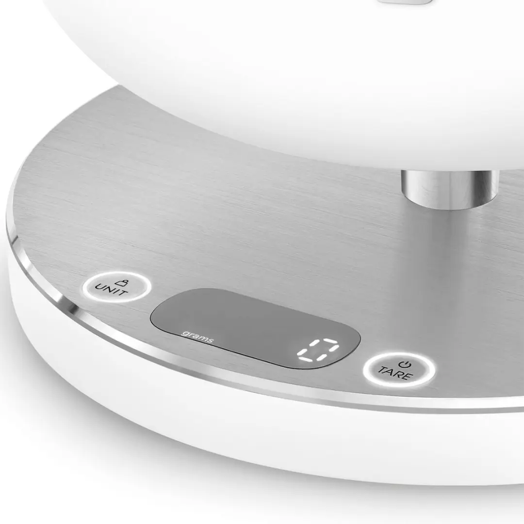 Smeg KSC01WHMWW Digitale Keukenweegschaal 5kg - Mat Wit