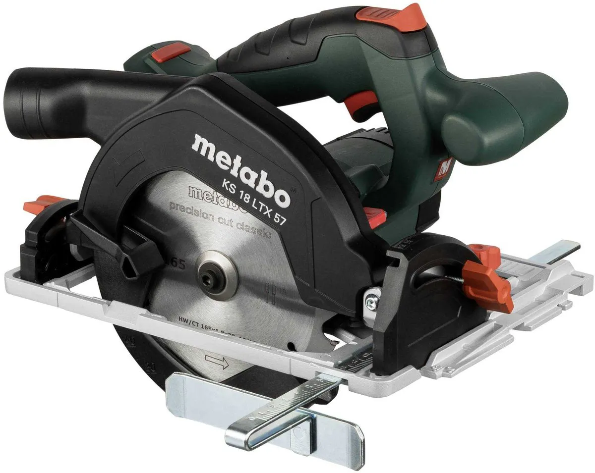 Metabo KSA 18 LTX 57 Cirkelzaagmachine 165mm - MetaL