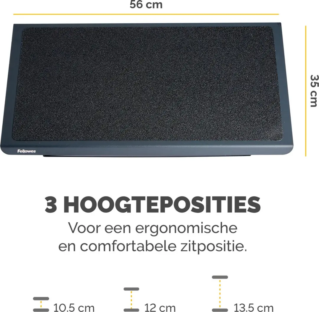 Fellowes Pro Series Voetensteun - Zwart