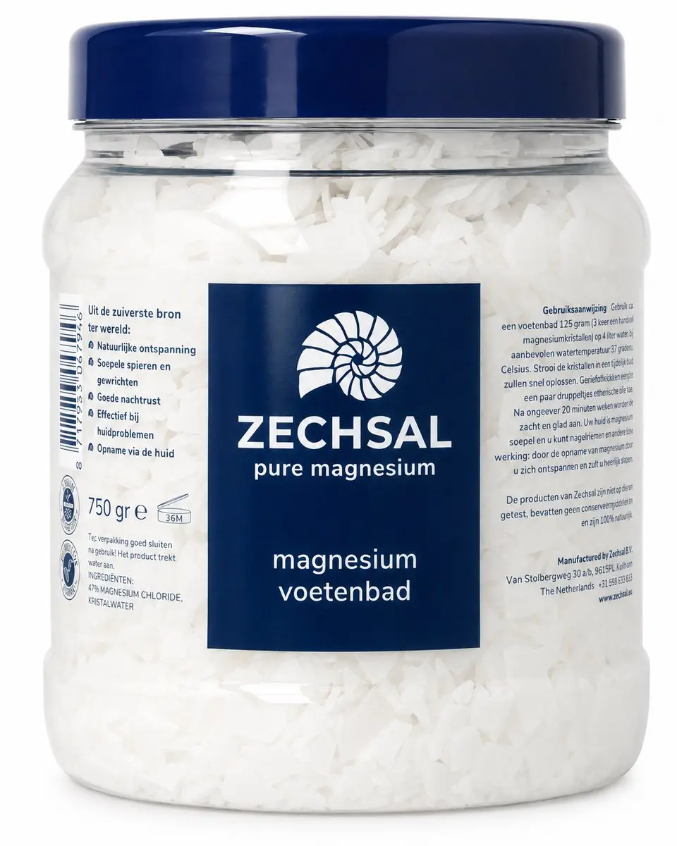 Zechsal Magnesium Voetenbad 750g